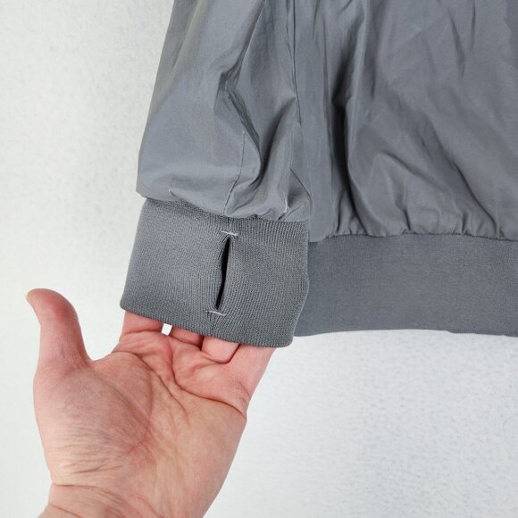 Imperial Motion Jacket Womens Small Silver Gray Camber Reflective Hooded Zip Up - Picture 16 of 16